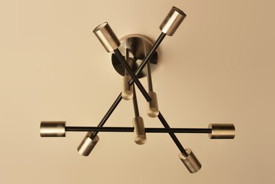 Потолочный светильник Mirastyle BL-4658/6 SN+BK