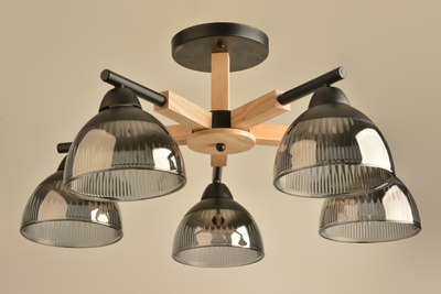 Потолочный светильник Mirastyle BL-8166/5A BK