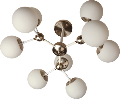 Потолочный светильник Mirastyle BL-8255/9 SN+WT - фото