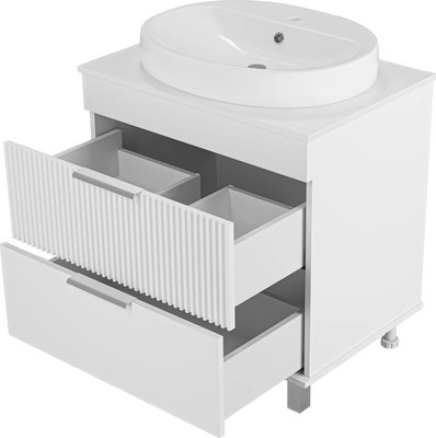 Тумба с умывальником Misty Enfida 70 / ENF-06070-0142Я+0116