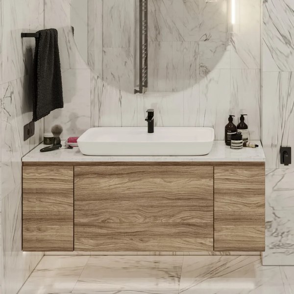 Тумба с умывальником Brevita Enfida 100 / ENF-06100-0243Я+0117