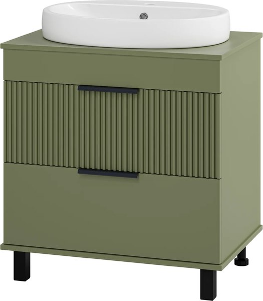 Тумба с умывальником Brevita Enfida 70 / ENF-06070-0842Я+0116 - фото