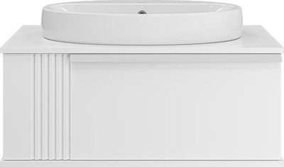 Тумба с умывальником Misty Savoy 80 / SAV-09080-0101Я+0116