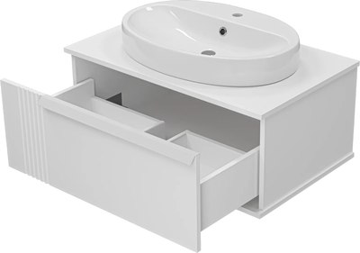 Тумба с умывальником Misty Savoy 80 / SAV-09080-0101Я+0116