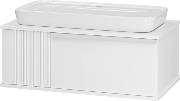 Тумба с умывальником Brevita Savoy 90 / SAV-09090-0101Я+0117 - фото