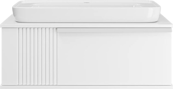 Тумба с умывальником Brevita Savoy 90 / SAV-09090-0101Я+0117