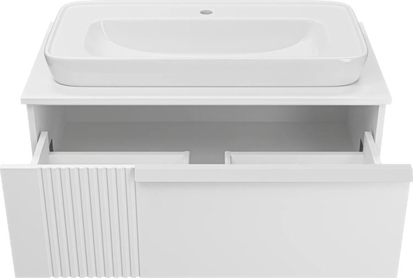 Тумба с умывальником Brevita Savoy 90 / SAV-09090-0101Я+0117