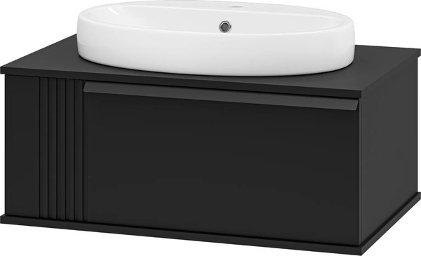 Тумба с умывальником Brevita Savoy 80 / SAV-09080-0301Я+0116 - фото