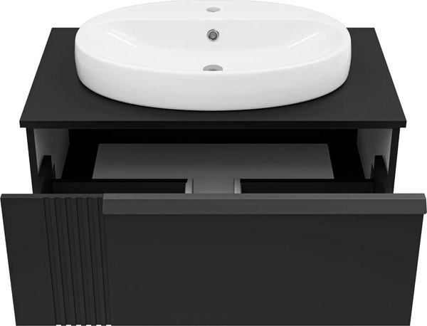 Тумба с умывальником Brevita Savoy 80 / SAV-09080-0301Я+0116