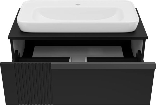 Тумба с умывальником Brevita Savoy 90 / SAV-09090-0301Я+0117