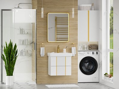 Тумба с умывальником Misty Vega 60 / VEG-09060-0102Я+191638