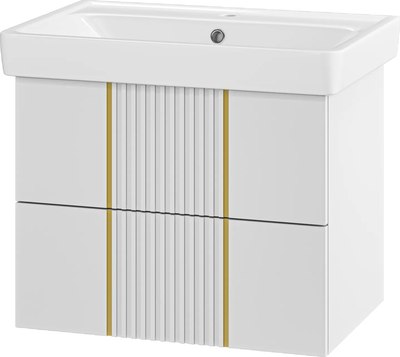 Тумба с умывальником Brevita Vega 70 / VEG-09070-0102Я+191645 - фото