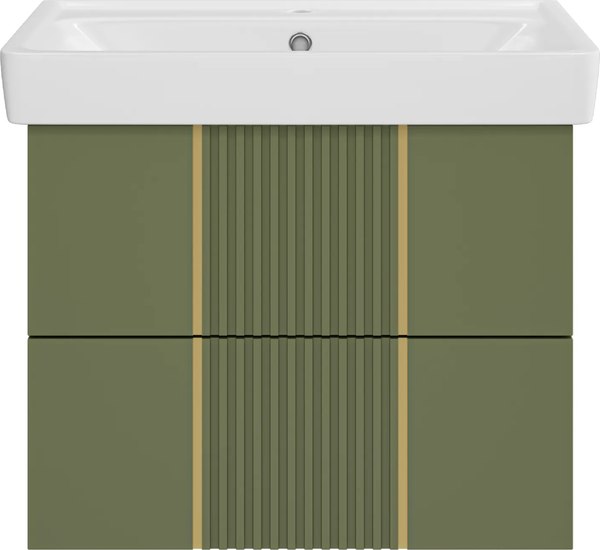 Тумба с умывальником Brevita Vega 70 / VEG-09070-0802Я+191645