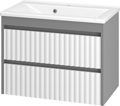 Тумба с умывальником Misty Balaton 75 / BAL-06075-01-012Я+5002750