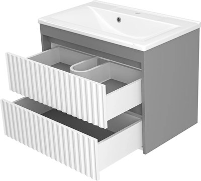 Тумба с умывальником Misty Balaton 75 / BAL-06075-01-012Я+5002750