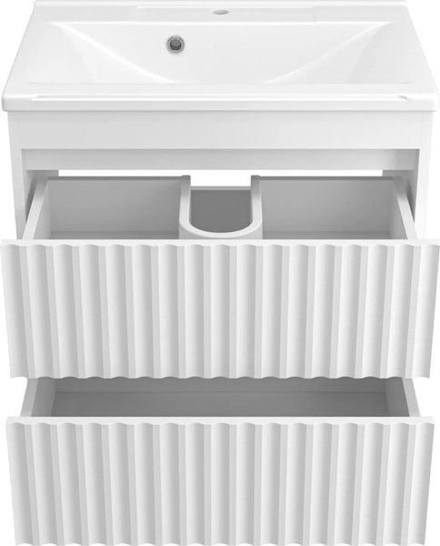 Тумба с умывальником Brevita Balaton 65 / BAL-06065-01-01П2Я+5001650