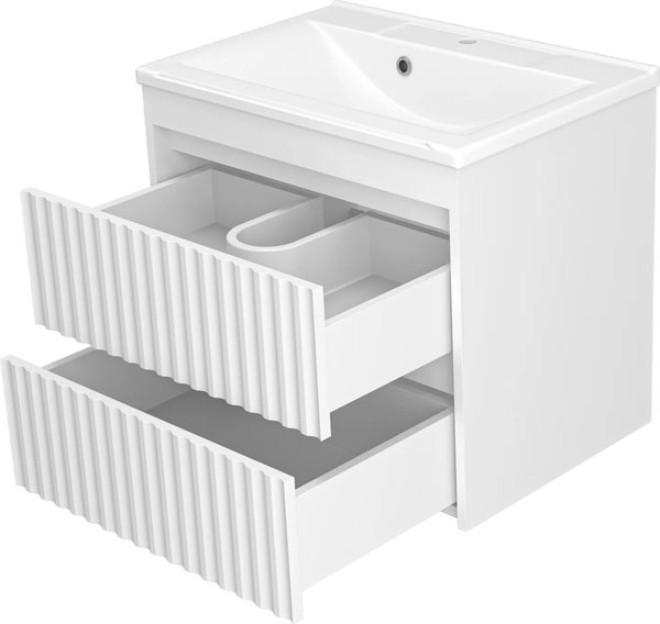 Тумба с умывальником Brevita Balaton 65 / BAL-06065-01-01П2Я+5001650