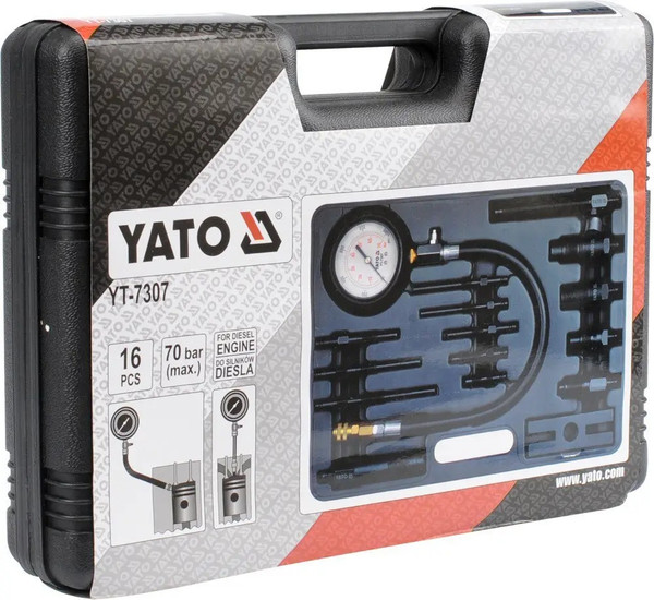 Тестер компрессии двигателя Yato YT-7307