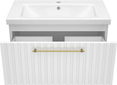 Тумба с умывальником Misty Alicante 80 / ALI-09080-0101Я+2050021400110