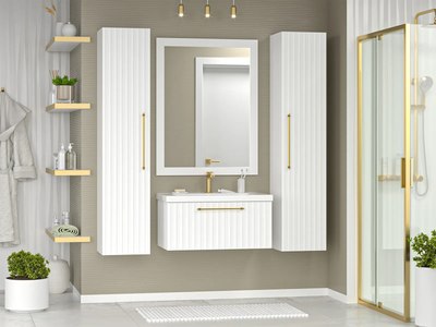 Тумба с умывальником Misty Alicante 80 / ALI-09080-0101Я+2050021400110