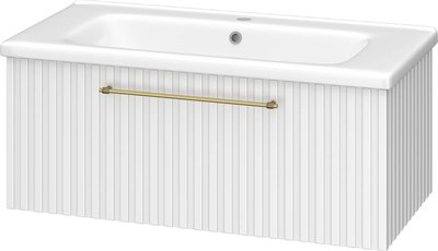 Тумба с умывальником Misty Alicante 90 / ALI-09090-0101Я+2050025400215 - фото