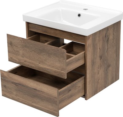 Тумба с умывальником Misty Dallas 60 / DAL-01060-074П+641587