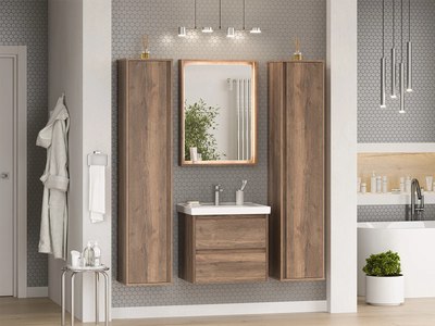 Тумба с умывальником Misty Dallas 60 / DAL-01060-074П+641587