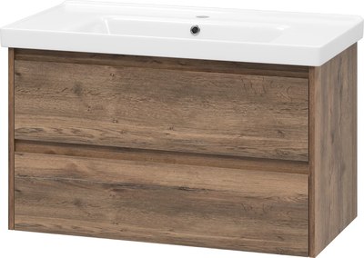 Тумба с умывальником Misty Dallas 90 / DAL-01090-074П+641617 - фото