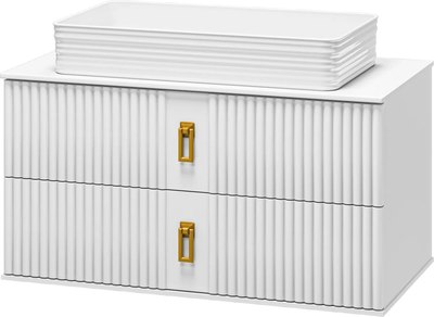 Тумба под умывальник Misty Sevilla 90 / SEV-09090-0102Я+STEF-018-0090 - фото