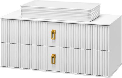 Тумба под умывальник Brevita Sevilla 105 / SEV-09105-0102Я+STEF-018-0105 - фото