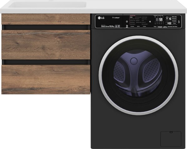 Тумба с умывальником Misty Коломбо 60 / П-Кол06060-011П2Я+5216120 - фото