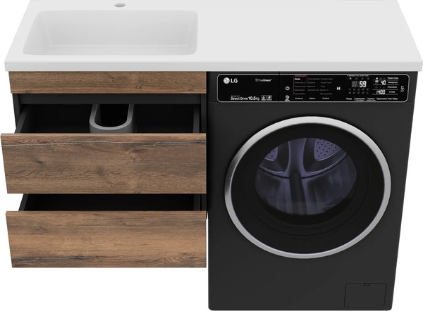 Тумба с умывальником Misty Коломбо 60 / П-Кол06060-011П2Я+5216120