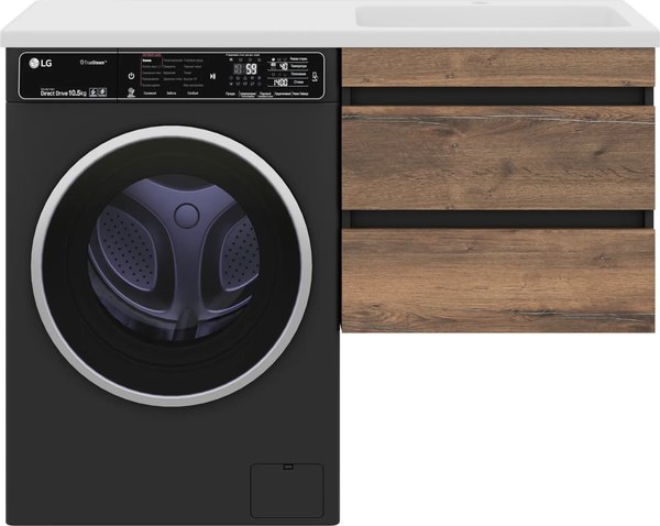 Тумба с умывальником Misty Коломбо 60 / П-Кол06060-011П2Я+5217120 - фото