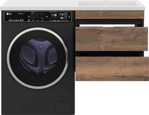 Тумба с умывальником Misty Коломбо 60 / П-Кол06060-011П2Я+5217120