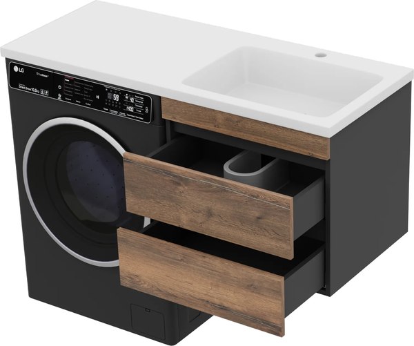 Тумба с умывальником Misty Коломбо 60 / П-Кол06060-011П2Я+5217120