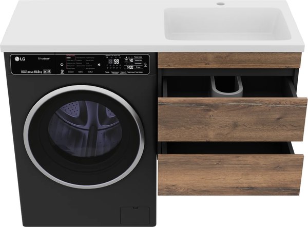 Тумба с умывальником Misty Коломбо 60 / П-Кол06060-011П2Я+5217120