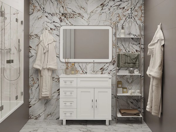 Тумба с умывальником Misty Купер 90 / П-Куп01090-0124ЯЛ+ФР-00003411