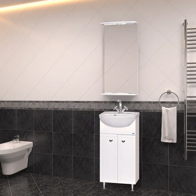 Тумба с умывальником Misty Соло 40 / Э-Сол01040-0112Д+4607019634002