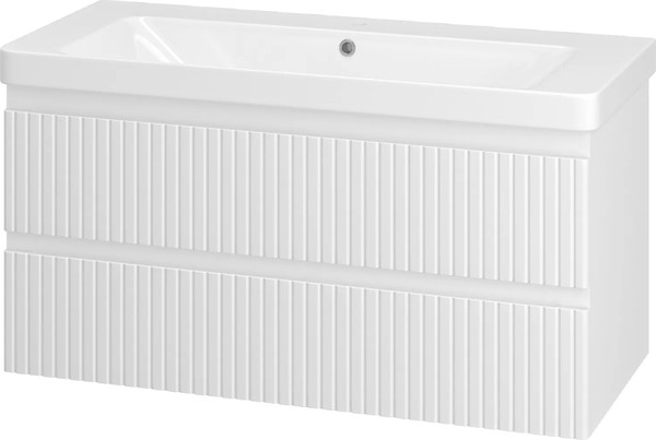 Тумба с умывальником Brevita Victory 105 / VIC-09105-0102Я+11105-KL - фото