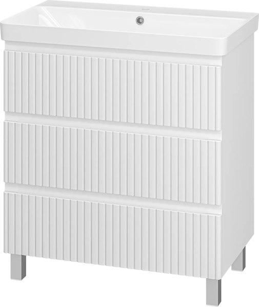 Тумба с умывальником Brevita Victory 80 / VIC-07080-0103Я+11080-KL - фото