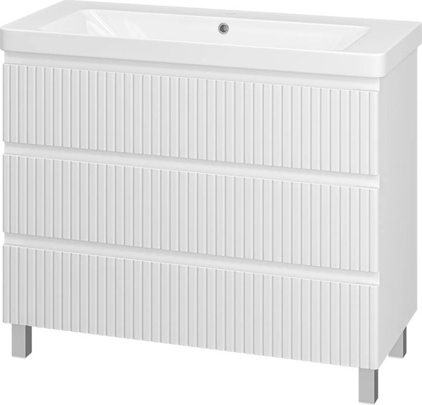 Тумба с умывальником Brevita Victory 105 / VIC-07105-0103Я+11105-KL - фото