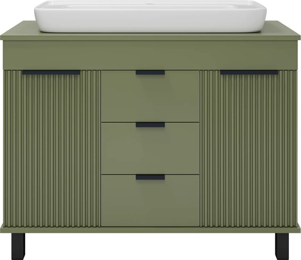 Тумба с умывальником Brevita Enfida 100 / ENF-06100-0843Я+0117