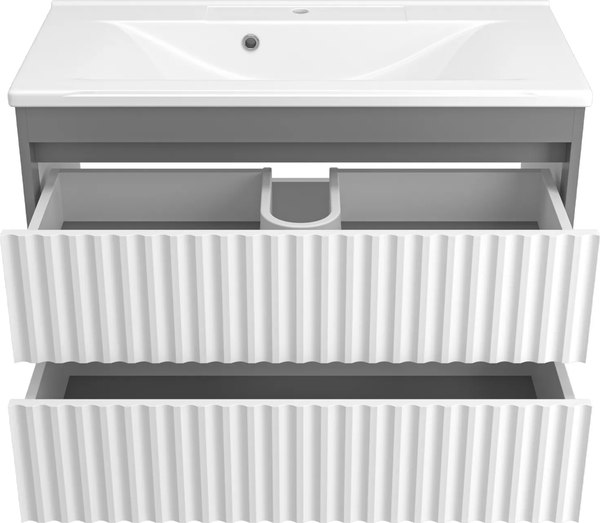 Тумба с умывальником Brevita Balaton 90 / BAL-06090-01-012Я+5224900