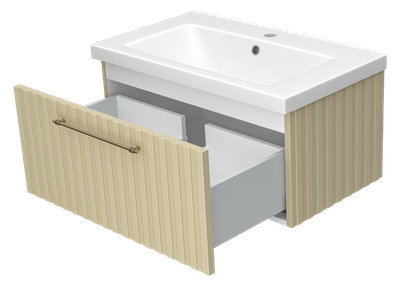 Тумба с умывальником Brevita Alicante 80 / ALI-09080-4601Я+2050021400110