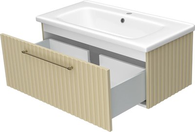 Тумба с умывальником Brevita Alicante 90 / ALI-09090-4601Я+2050025400215