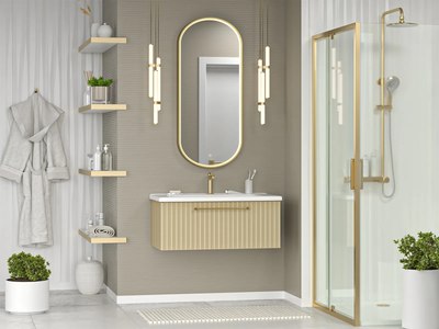 Тумба с умывальником Brevita Alicante 90 / ALI-09090-4601Я+2050025400215