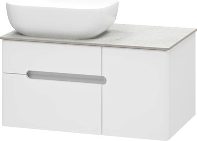 Тумба под умывальник Misty Роял 80 / П-Роя-01080-011П2Я+MA01-80 - фото