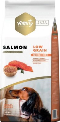 Сухой корм для собак Amity Super Premium с лососем - фото