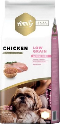 Сухой корм для собак Amity Super Premium с курицей - фото