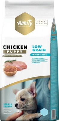 Сухой корм для собак Amity Super Premium для щенков с курицей - фото